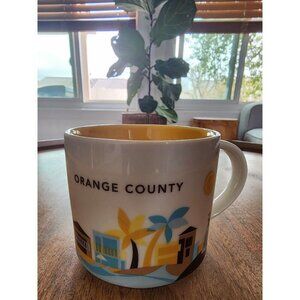 2014 Starbucks Orange County You Are Here Coffee Cup Tea Mug | 14oz